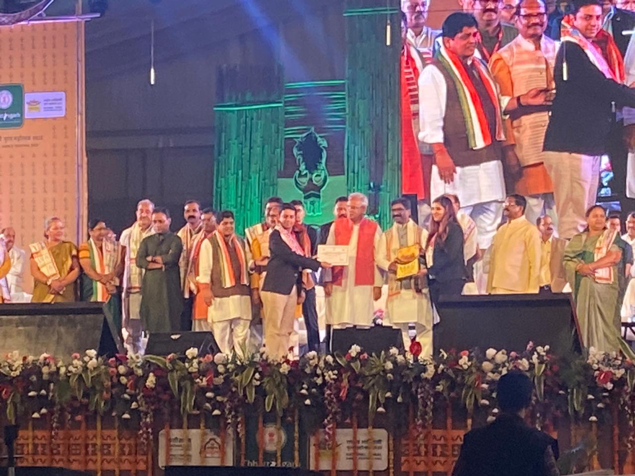 राज्योत्सव में बालको के पैवेलियन ने जीता प्रथम पुरस्कार