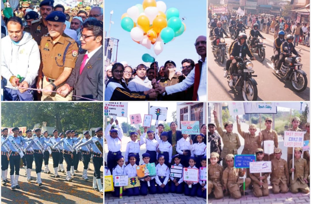 गेटवे इंटरनेशनल स्कूल ने सड़क सुरक्षा के प्रति किया लोगों को जागरूक