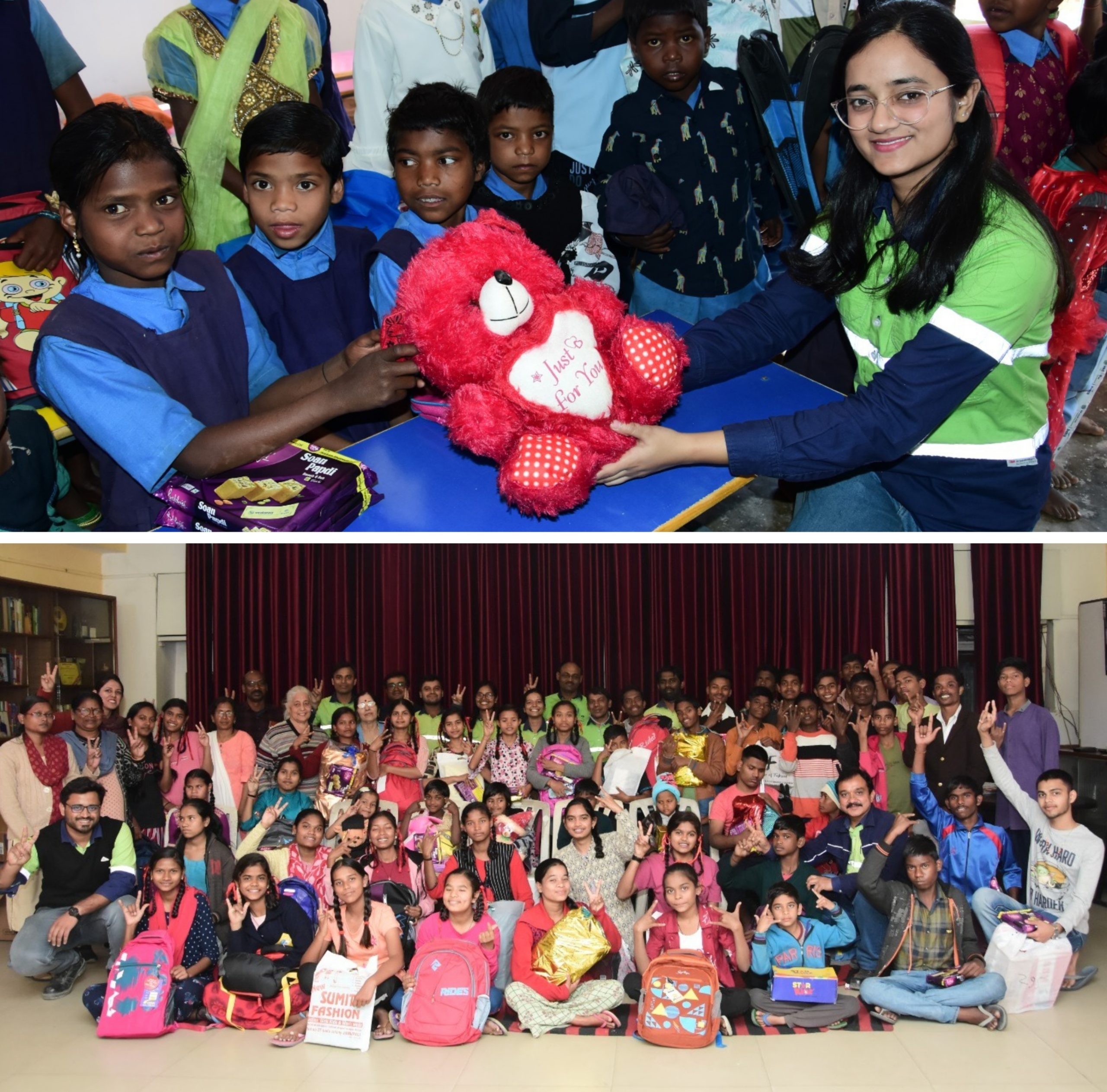 बालको स्थानीय समुदाय के बच्चों के लिए लाया खुशियों की सौगात