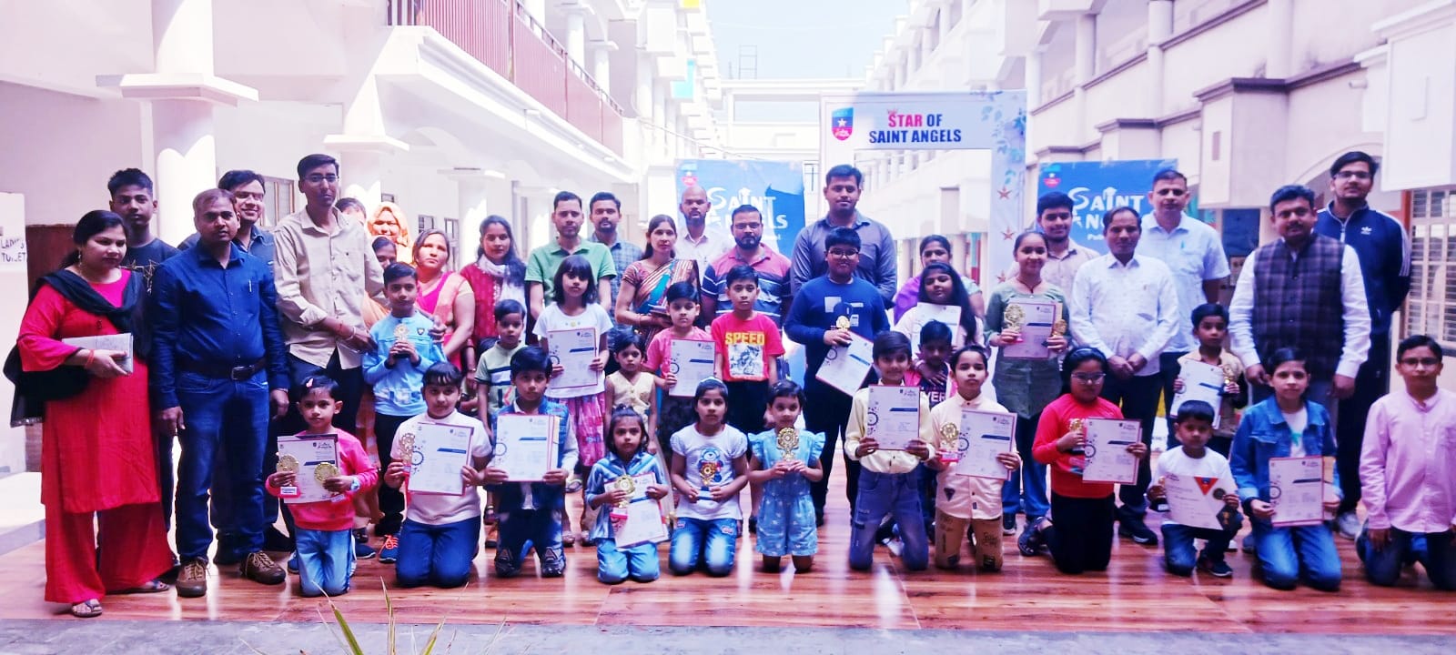 सेंट एंजेल्स पब्लिक स्कूल का वार्षिक परीक्षाफल घोषित