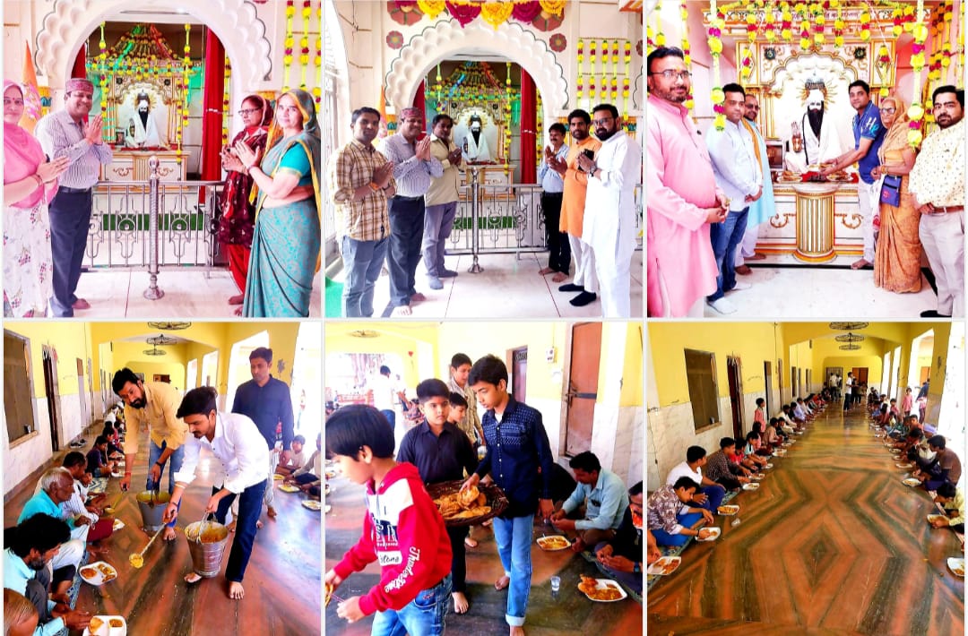 सिद्ध पीठ बाबा काले सिंह मन्दिर खेकड़ा में लगा विशाल भण्ड़ारा