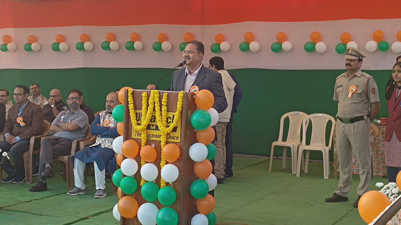 छत्तीसगढ़:- अल्ट्राटेक सीमेंट बैकुंठ में बहुत हर्षोल्लास के साथ मनाया गया गणतंत्र दिवस