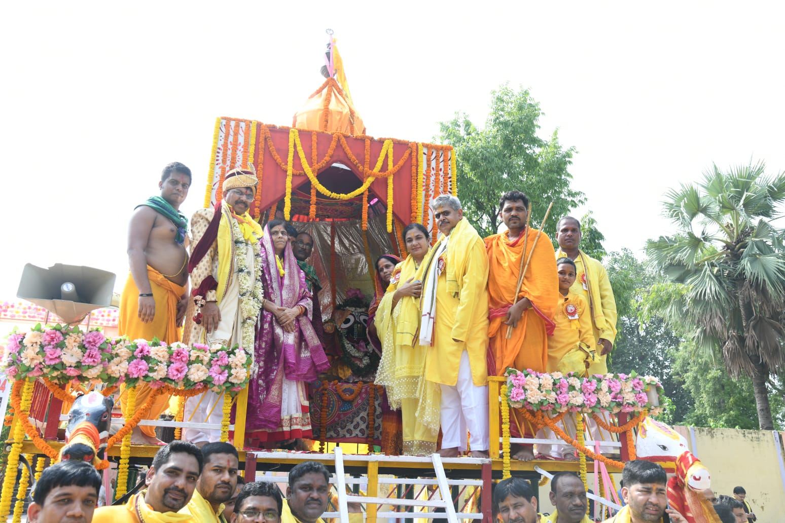 बालकोनगर में आयोजित जगन्नाथ रथ यात्रा उत्सव में उमड़े भक्तजन