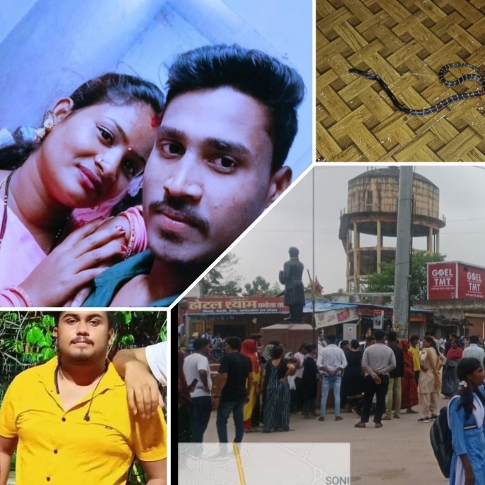 तीन लोगों को सांप ने काटा दो मृत, डाक्टर की लापरवाही उजागर,लोगो ने किया घेराव