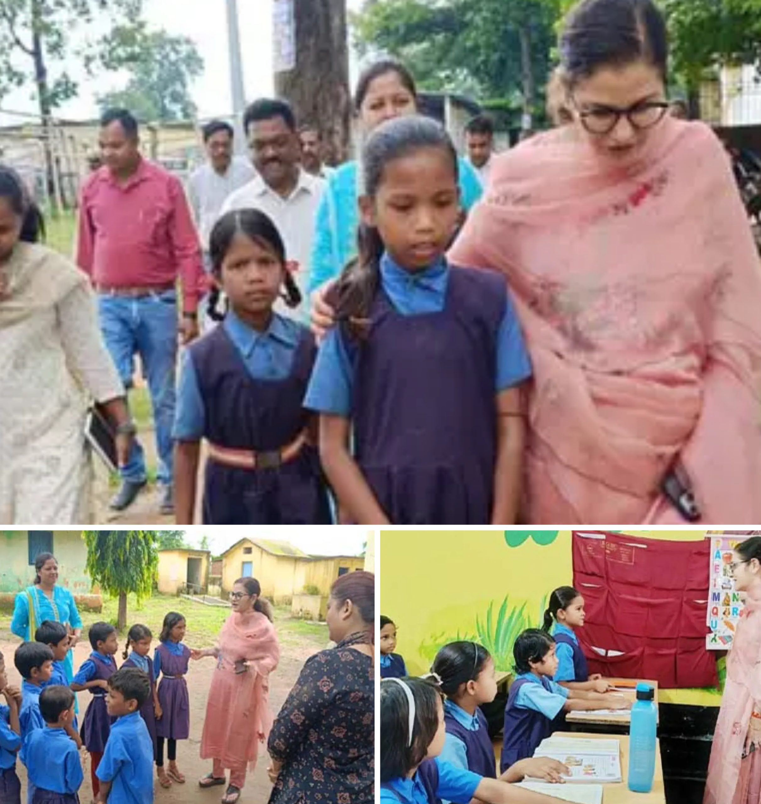 छत्तीसगढ़:- नई कलेक्टर का अनोखा अंदाज,छात्राओं के साथ सहेली- शिक्षिका जैसी, अनुशासन को लेकर दिखीं कड़क