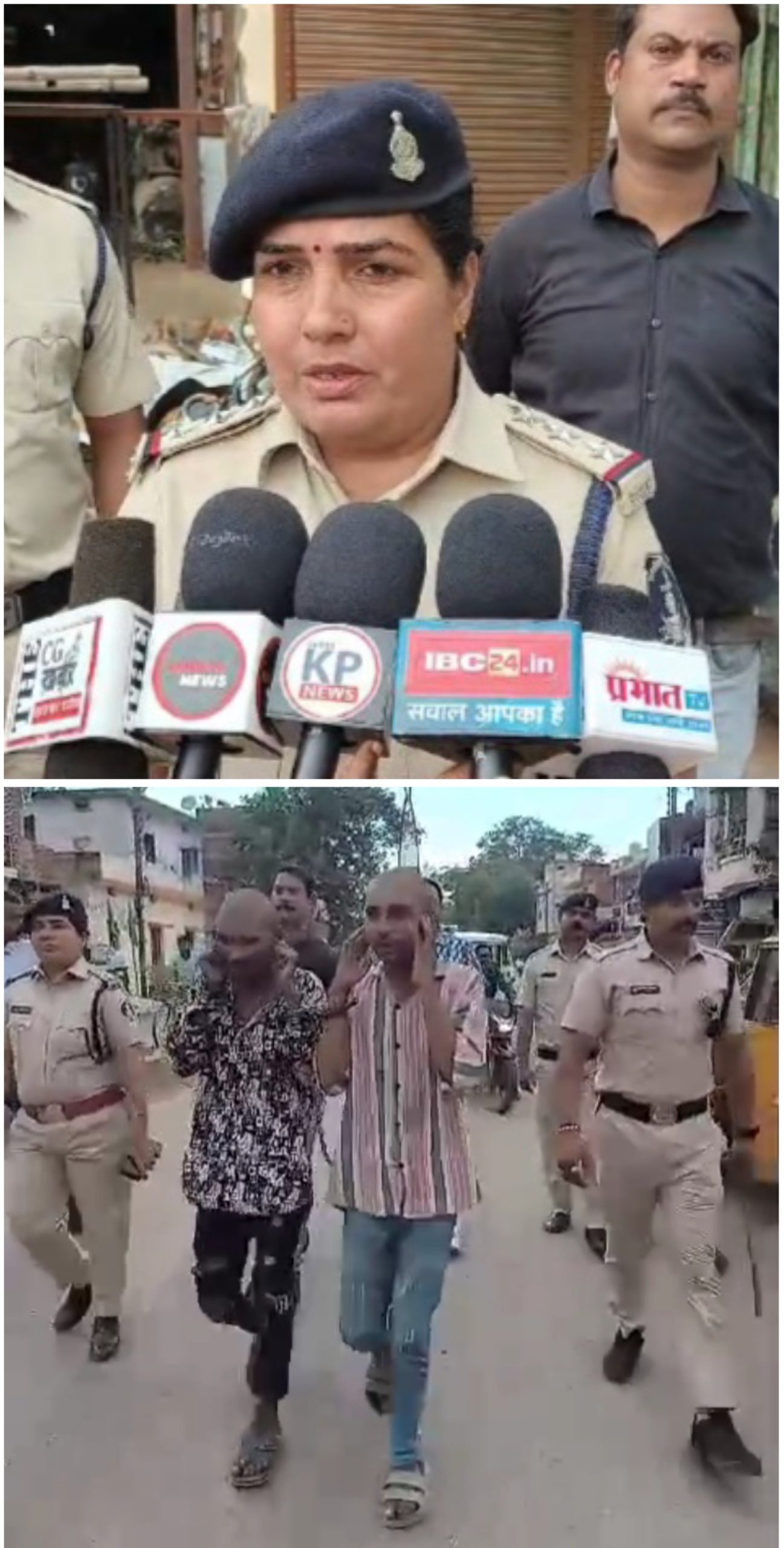 छत्तीसगढ़:- युवक पर ब्लेड से किया ताबड़तोड़ वार, आरोपियों का TI ममता शर्मा अली ने निकाला जुलूस…