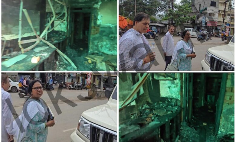 छत्तीसगढ़:- पटाखा दुकान में लगी आग की जांच करने पहुँची केंद्रीय टीम, मिली कई खामियां…