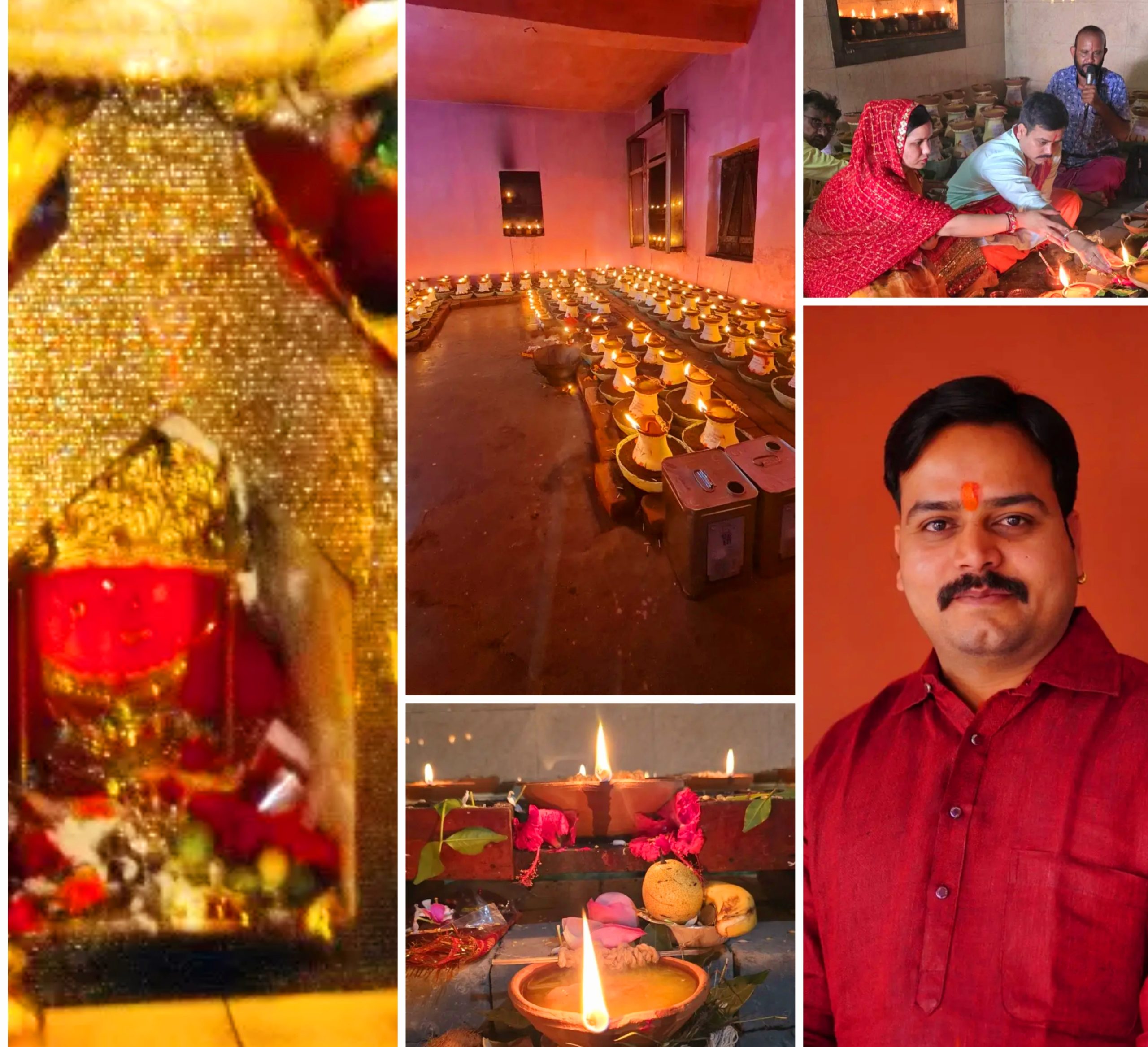 11 हजार ज्योति कलश से सजा मां सर्वमंगला देवी का दरबार नन्हा महराज ने कहा-ज्योति कलश से जीवन में ऐश्वर्य एवं समृद्धि आती है