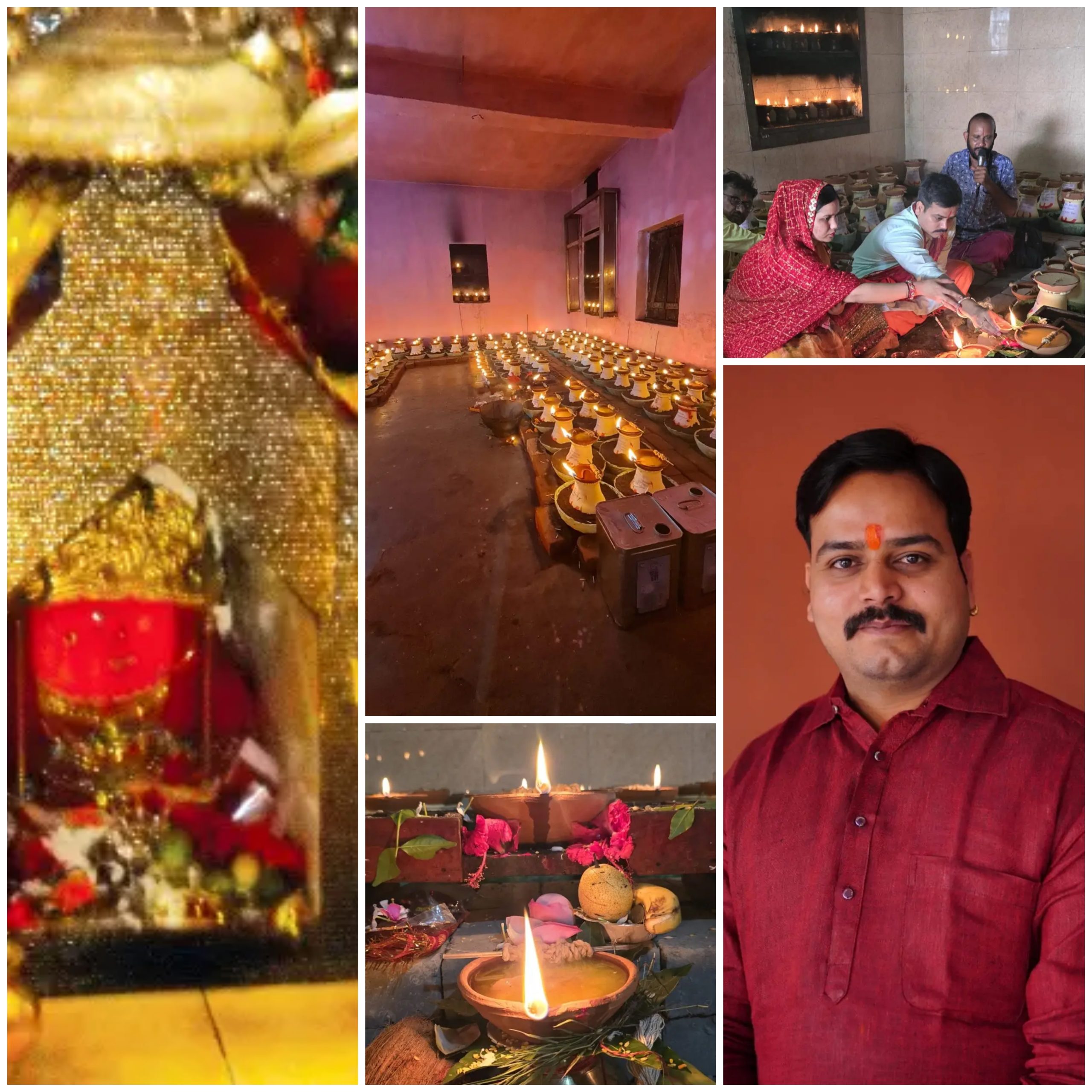 11 हजार ज्योति कलश से सजा मां सर्वमंगला देवी का दरबार नन्हा महराज ने कहा-ज्योति कलश से जीवन में ऐश्वर्य एवं समृद्धि आती है