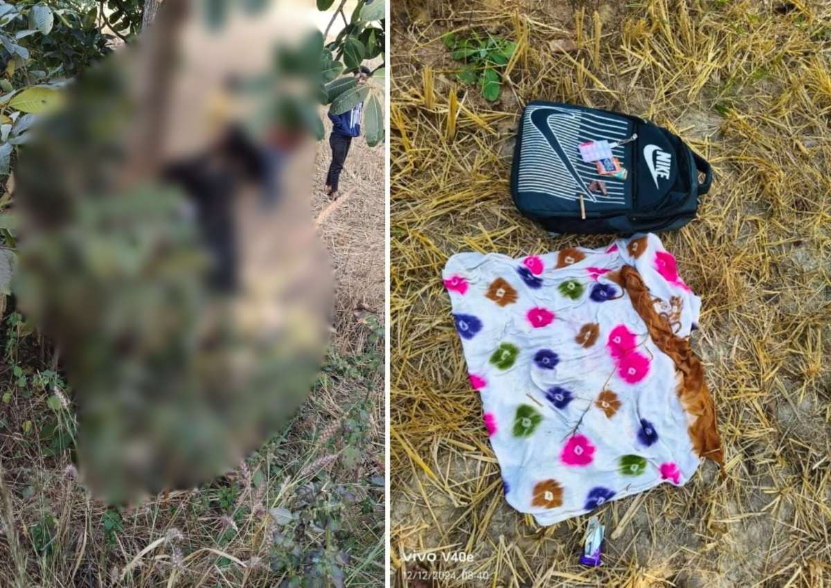 छत्तीसगढ़:- खेत में पेड़ पर लटकी मिली प्रेमी जोड़े की लाश, नहीं हो सकी पहचान, घटना स्थल पर पर्स, रुमाल और बाइक मिली