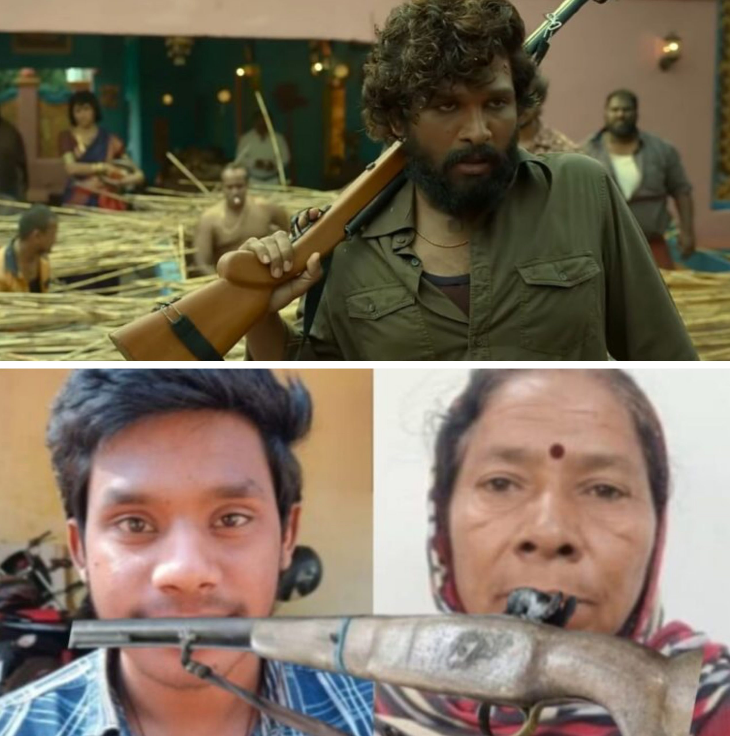 छत्तीसगढ़:- पुष्पा को फ्लॉवर समझा क्या,फ्लावर नहीं, फायर है मैं, डॉयलाग बोलते हुए नाबालिग ने किया फायर, दादी और युवक घायल