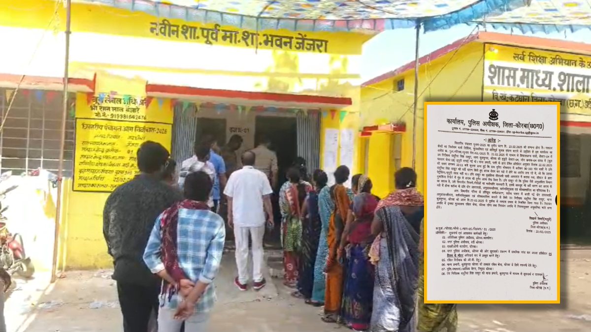 कोरबा:- चुनाव ड्यूटी पर शराब के नशे में पकड़ाया उप निरीक्षक, एसपी ने किया सस्पेंड