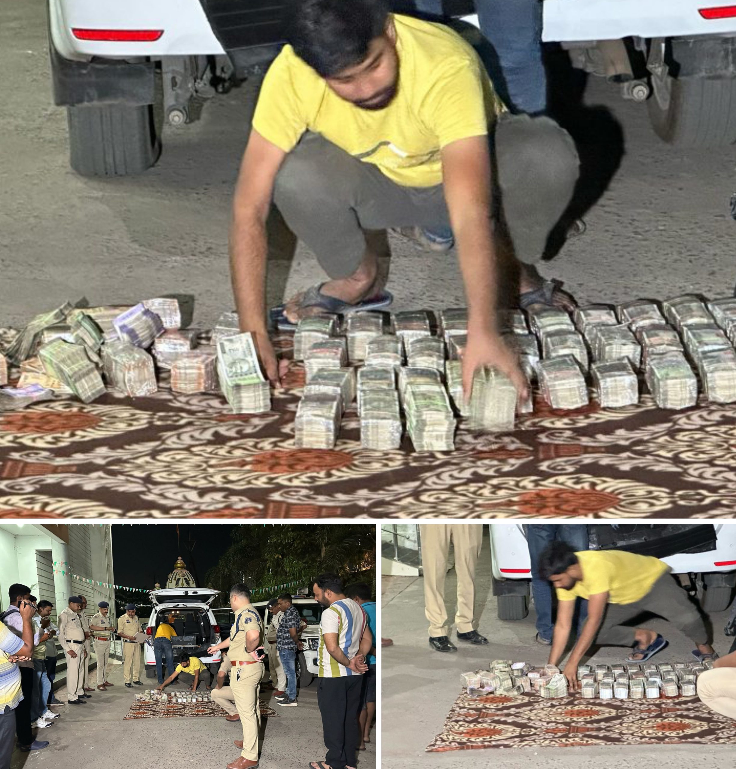 छत्तीसगढ़:- चेकिंग के दौरान पुलिस को मिली बड़ी सफलता, इनोवा कार से साढ़े 4 करोड़ नगद बरामद