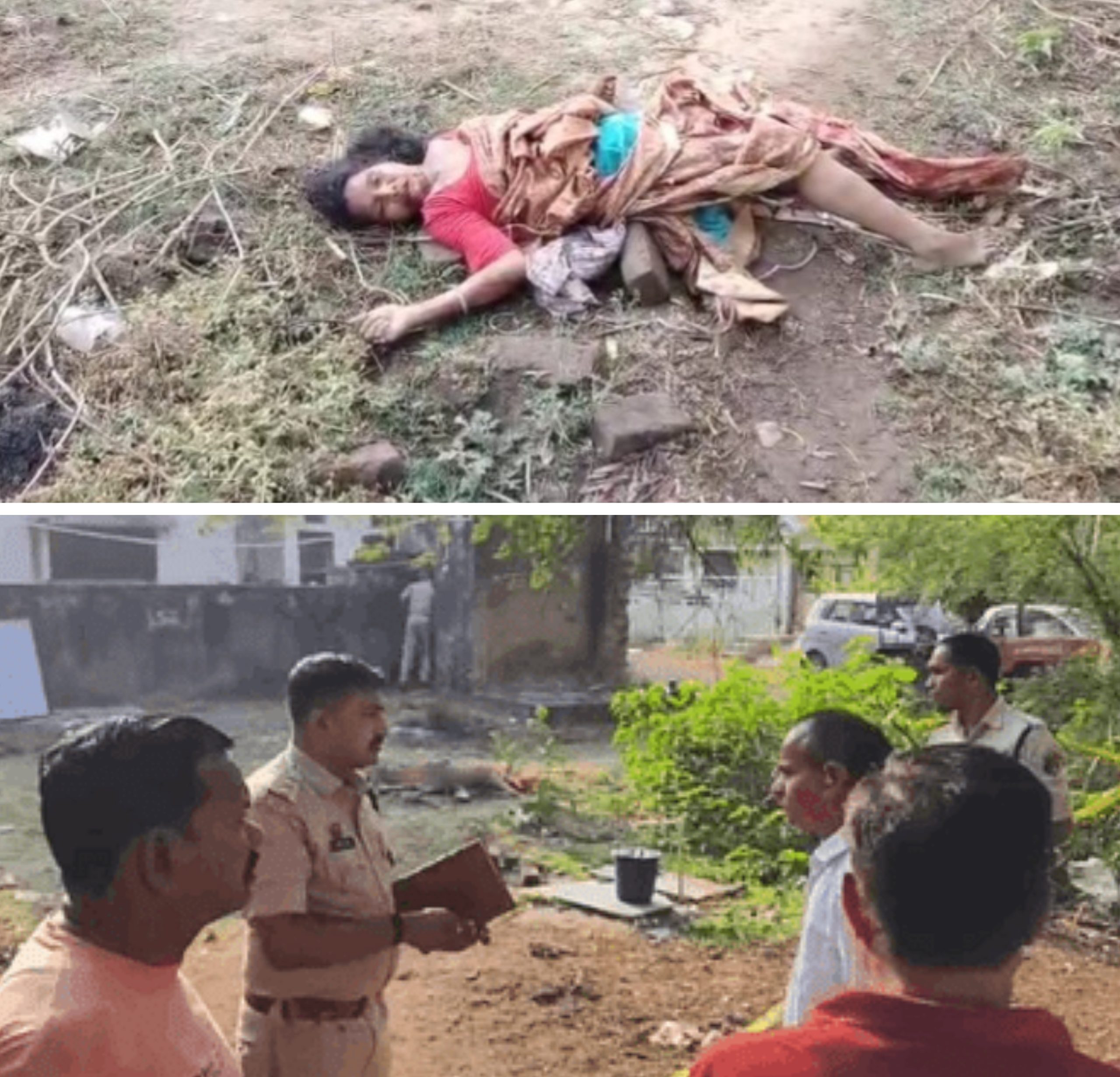 कोरबा:- ईंट पर खून के निशान, घर के दरवाजे मिले खुले, महिला की संदिग्ध हालत में मिली लाश