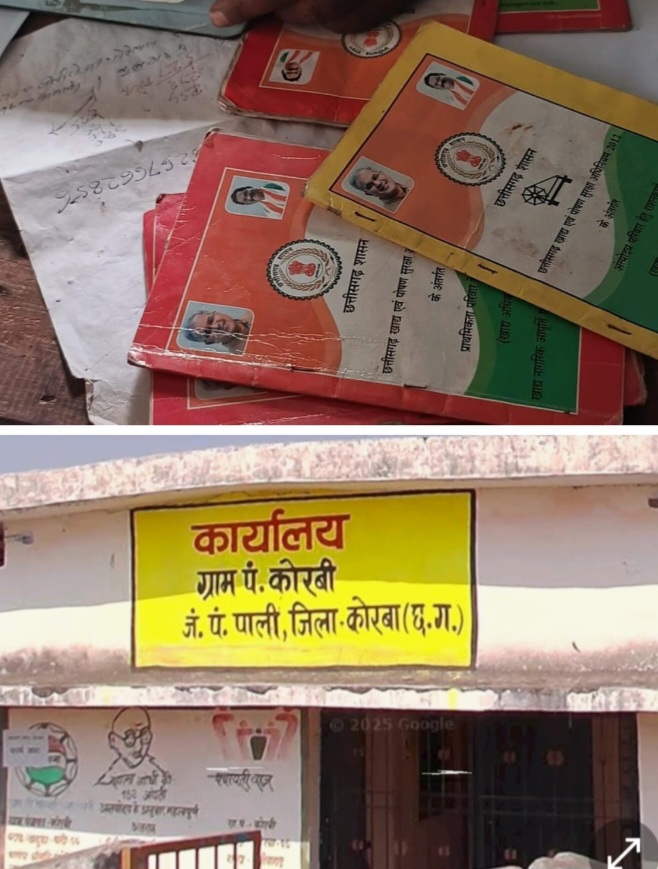 छत्तीसगढ़:- पाली ग्राम पंचायत कोरबी धतुरा में नवीन राशन कार्ड पिडीएफ कि कमी सें वितरण में आ रहा दिक्कत