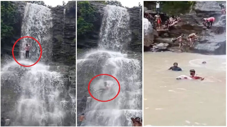 जलप्रपात में एक और बड़ा हादसा: 40 फीट की ऊंचाई से गिरा युवक, सेल्फी लेते समय हुआ हादसा, खून से लाल हुआ वॉटरफाल का पानी