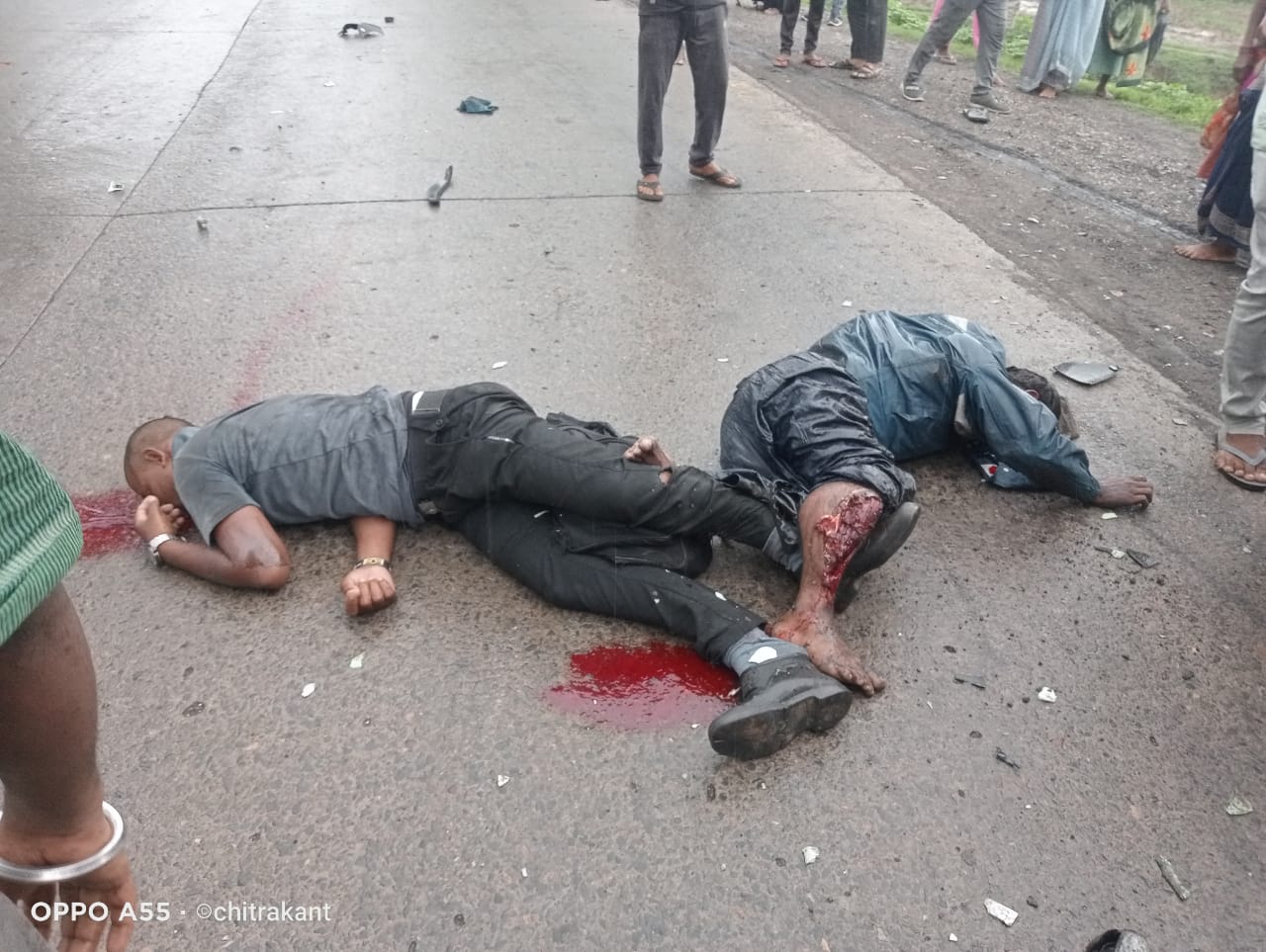 कोरबा: बस की टक्कर से बाइक सवार की मौत, एक अन्य घायल