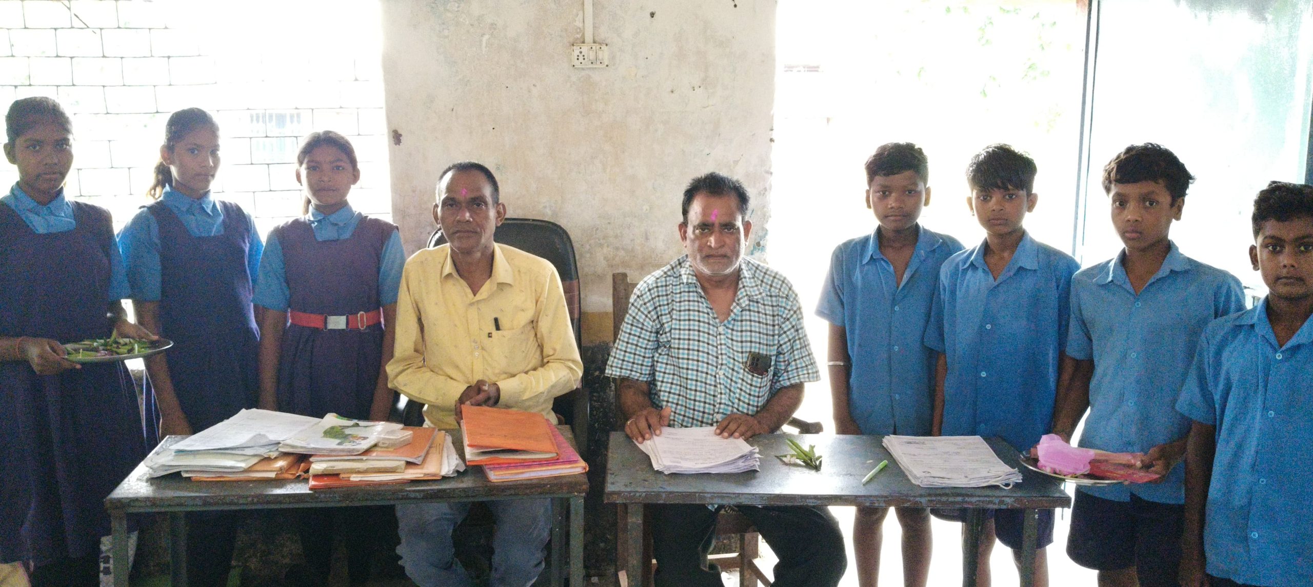 माध्यमिक शाला रंगोले मे गुरु पूर्णिमा मनाया गया पाली से ज्ञान शंकर तिवारी का रिपोर्ट