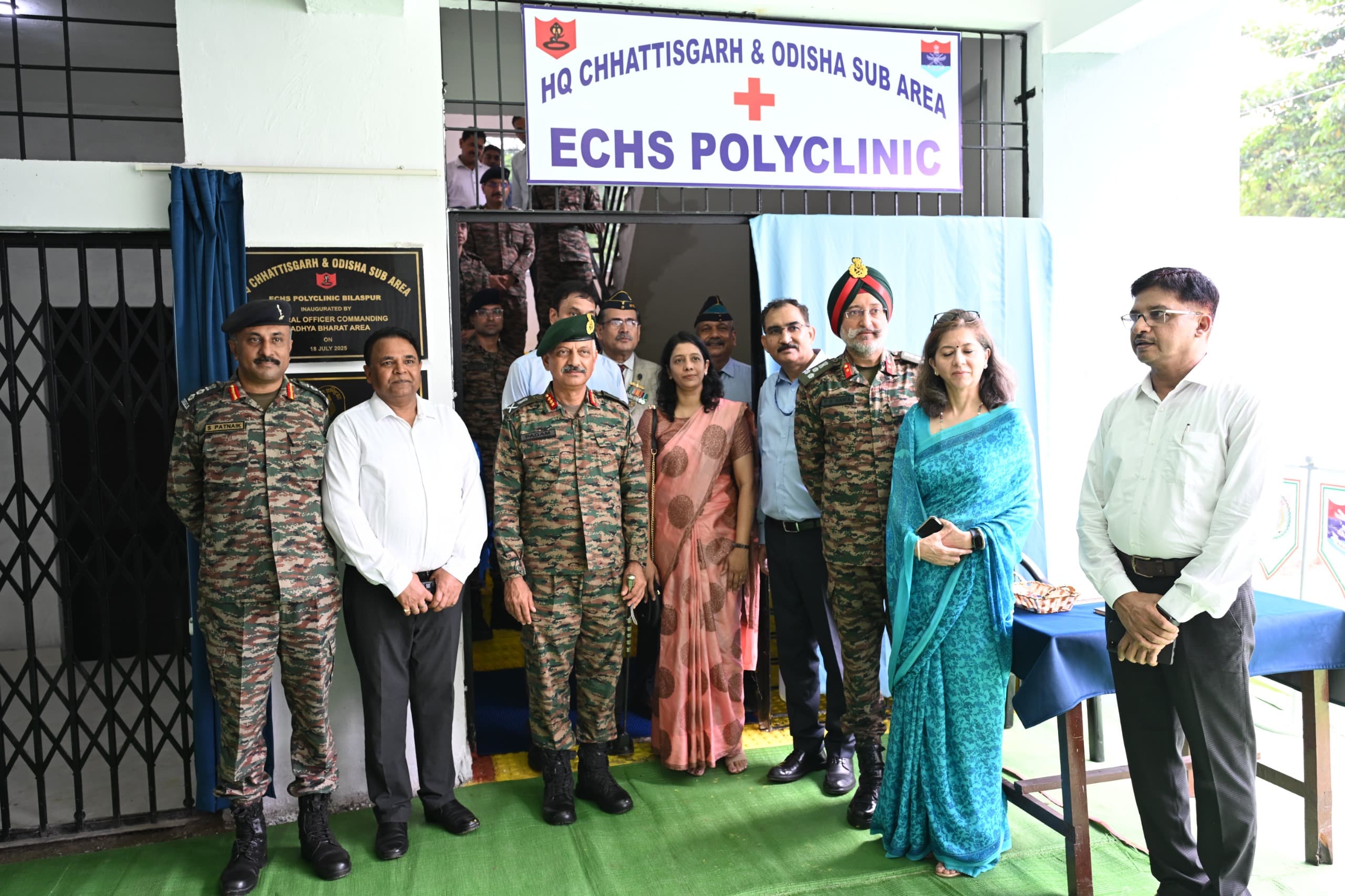 पूर्व सैनिकों के लिए निर्मित पाली क्लीनिक भवन का लेफ्टिनेंट जनरल पीएस शेखावत ने किया लोकार्पण