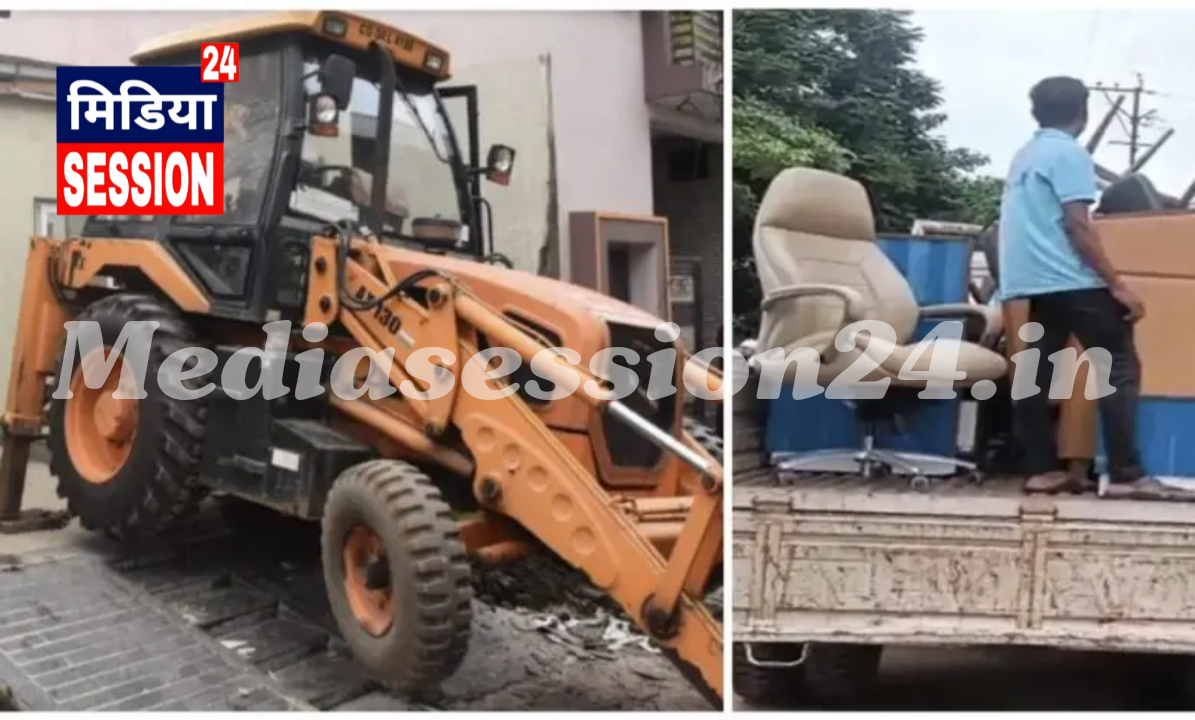 तोमर बंधुओं पर प्रशासन का बड़ा एक्शन: अवैध ऑफिस पर चला बुलडोजर, करोड़ों की वसूली का खुलासा