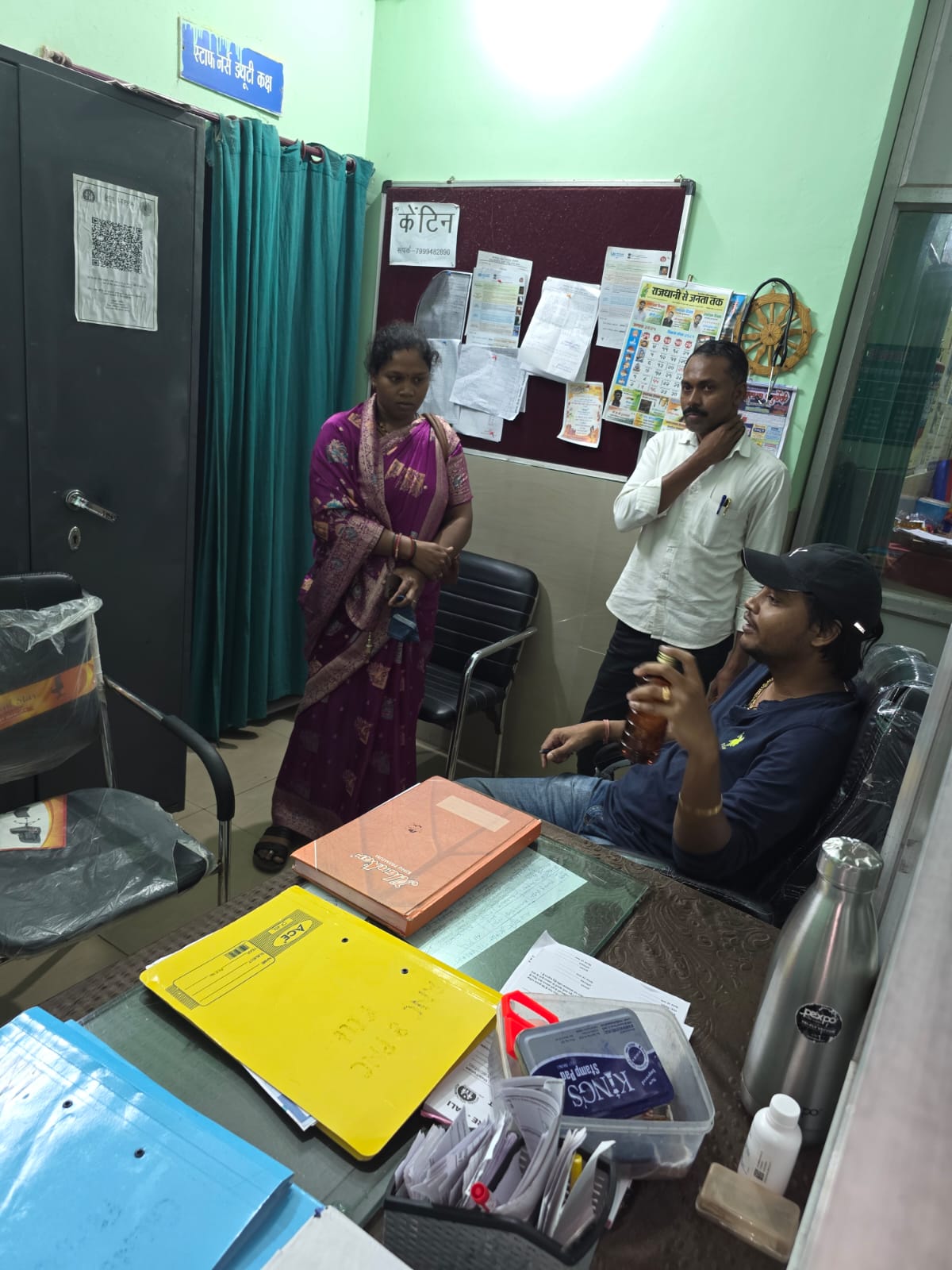 सामुदायिक स्वास्थ्य केंद्र पाली का औचक निरीक्षण, लापरवाहियों पर सभापति माया रूपेश कंवर ने जताई नाराज़गी