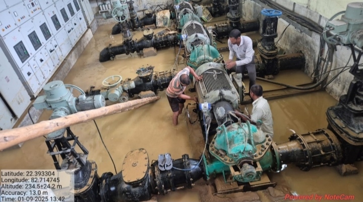 कोरबा: जल उपचार संयंत्र में तकनीकी खराबी, मंगलवार सुबह बाधित रहेगी जलापूर्ति