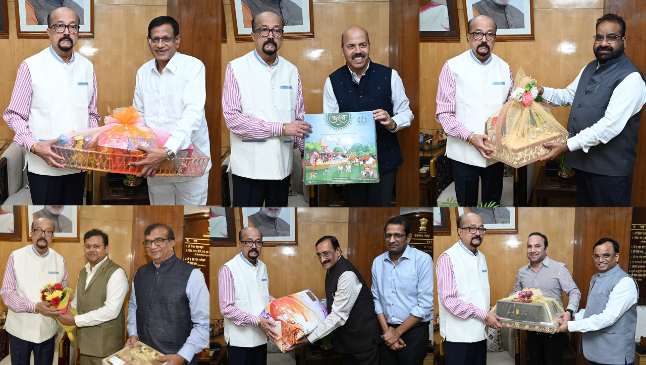 रायपुर : राज्यपाल श्री डेका से विभिन्न विश्वविद्यालयों के कुलपतियों ने सौजन्य भेंट की