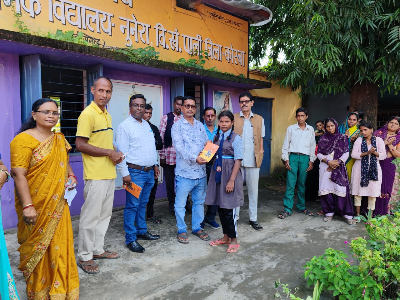 मुख्यमंत्री शिक्षा गुणवत्ता अभियान के तहत सामाजिक अंकेक्षण पूर्व माध्यमिक शाला ग्राम नुनेरा में संपन्न