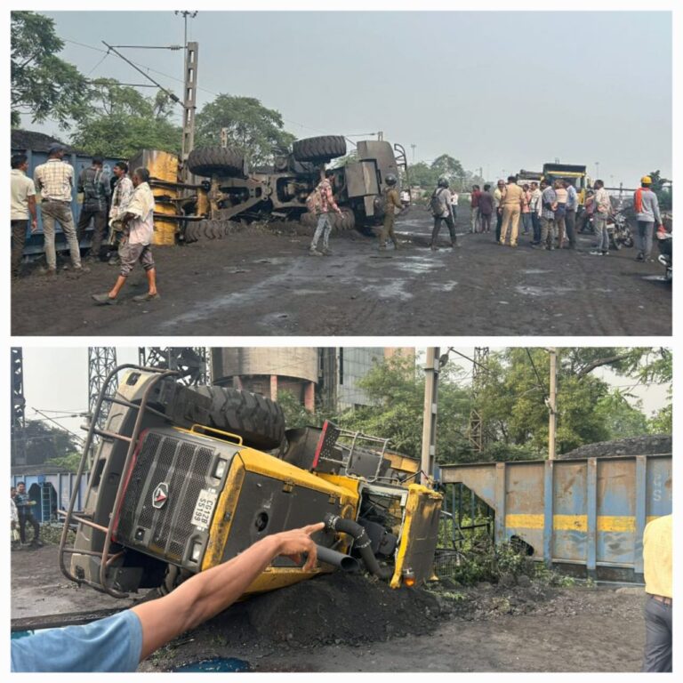 गेवरा कोयला खदान में मालगाड़ी से टकराया लोडर, वाहन चालक की हुई मौके पर मौत