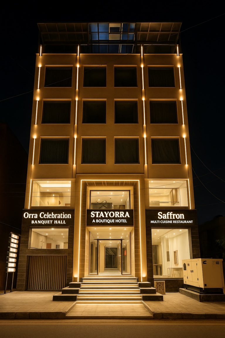 कोरबा को मिला लक्ज़री का नया पता — ‘Stay Orra’ का भव्य शुभारंभ आज, मंत्री लखनलाल देवांगन करेंगे उद्घाटन शुद्ध शाकाहारी और नॉन-वेज प्रेमियों के लिए अलग फ्लोर, अलग सेफ और अलग वेटर – हर अतिथि की भावनाओं का रखा गया विशेष ध्यान