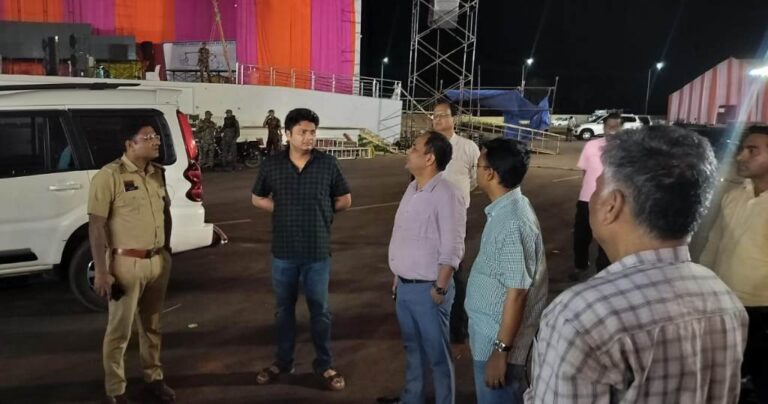रजत राज्योत्सव-2025ः रायपुर कलेक्टर ने राज्योत्सव स्थल का किया निरीक्षण, तैयारियां पूर्ण करने अधिकारियों को दिए निर्देश