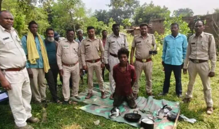 प्रवासी पक्षी का शिकार, कनकी गांव का एक युवक गिरफ्तार