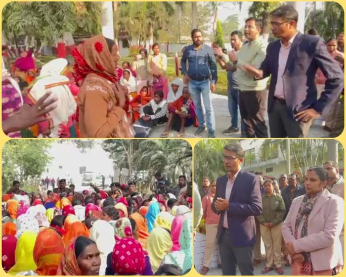 कूप कटाई के नाम पर जंगल उजाड़ने  का आरोप, नाराज ग्रामीणों ने कलेक्ट्रेट और DFO कार्यालय घेरा, वन विभाग और पुलिस पर लगाये गंभीर आरोप