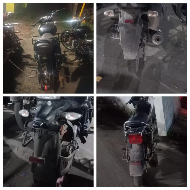 नव वर्ष से पहले कोरबा पुलिस की सख्ती, मॉडिफाइड साइलेंसर वाले वाहनों पर कार्रवाई